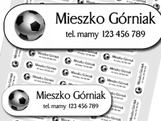 Nálepka s menovkami pre bábätko GRAFLP